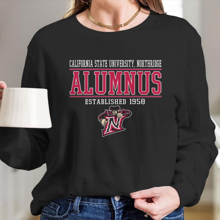 California State University Northridge Alumnus Long Sleeve T-Shirt Gifts for Her