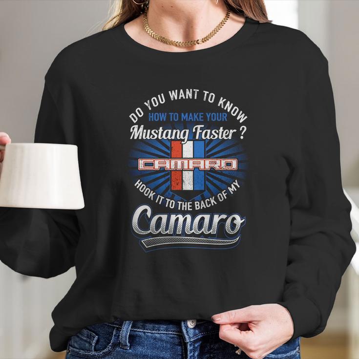 Camaro Know How Long Sleeve T-Shirt Gifts for Her