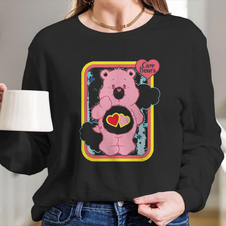 Care Bears Love A Lot Bear Pink Long Sleeve T-Shirt Gifts for Her