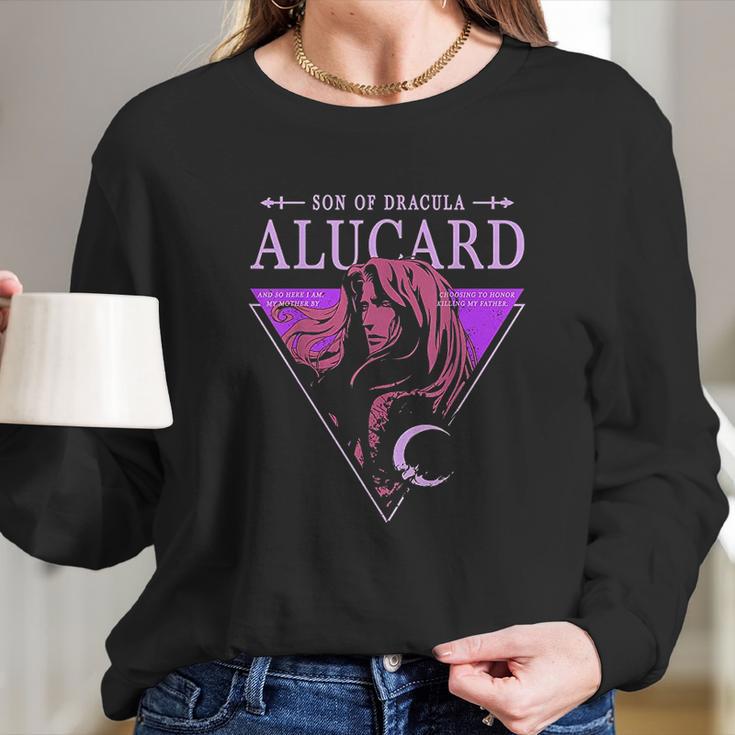 Castlevania Alucard Son Of Dracula Triangle Long Sleeve T-Shirt Gifts for Her