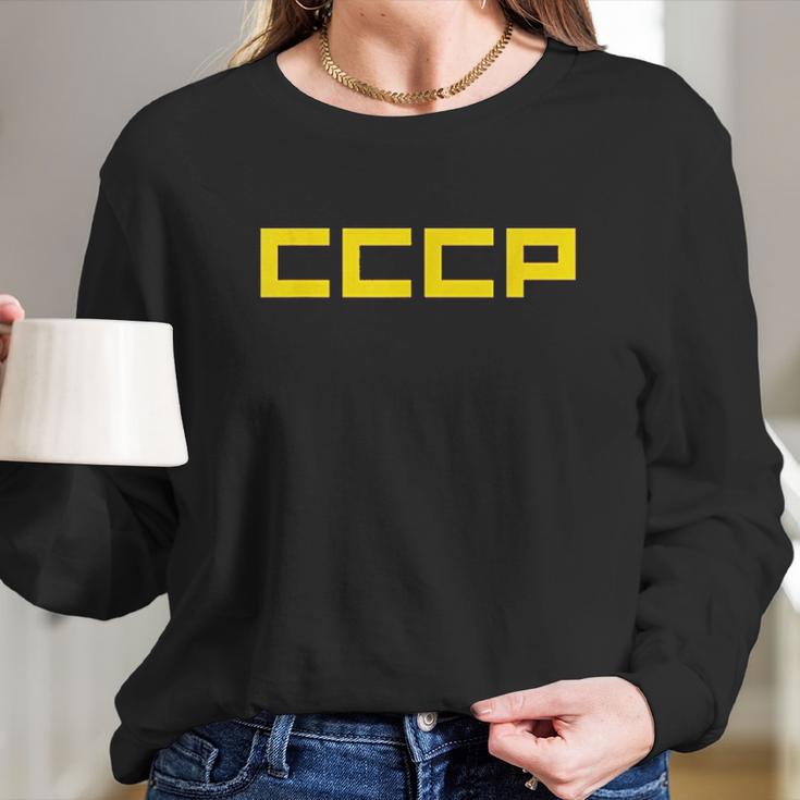 Cccp Ussr Long Sleeve T-Shirt Gifts for Her