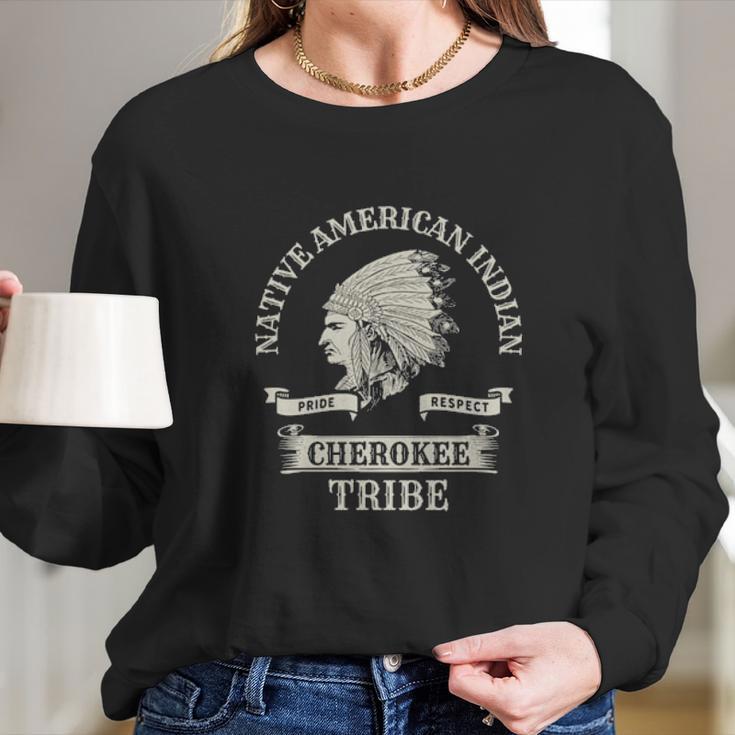 Cherokee Tribe Long Sleeve T-Shirt Gifts for Her