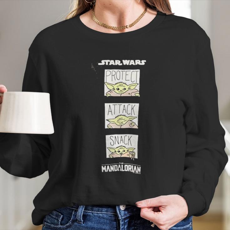 The Child Mandalorian Long Sleeve T-Shirt Gifts for Her