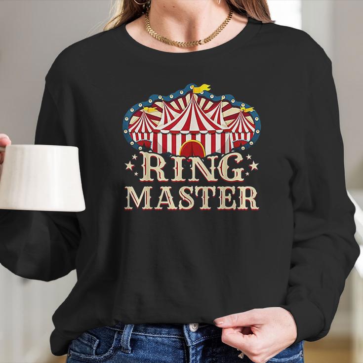 Circus Ringmaster Long Sleeve T-Shirt Gifts for Her