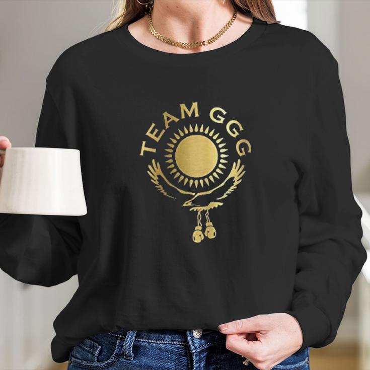 Classic Gift Team Ggg Boxing Golovkin Long Sleeve T-Shirt Gifts for Her