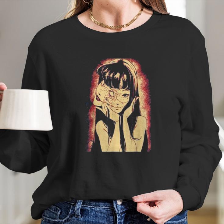 Classic Tomie Japanese Manga Girl Junji Ito Long Sleeve T-Shirt Gifts for Her