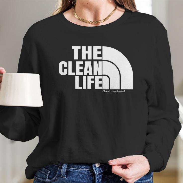 The Clean Life Narcotics Anonymous Long Sleeve T-Shirt Gifts for Her