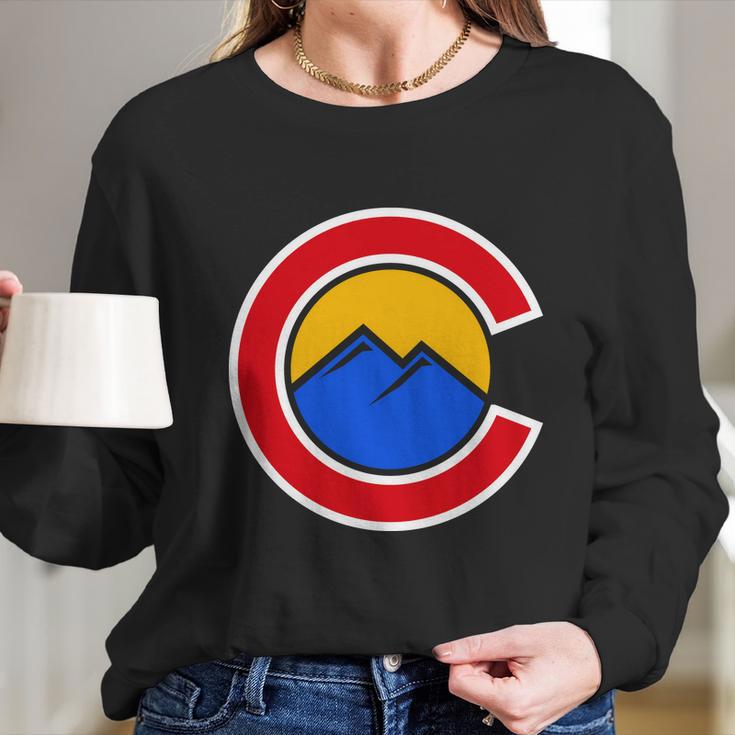 Colorado Hill Logo Long Sleeve T-Shirt Gifts for Her