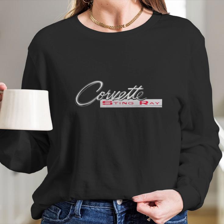 Corvette Stingray Logo Long Sleeve T-Shirt Gifts for Her