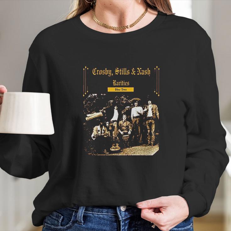 Crosby Stills & Nash Tops Classic Long Sleeve T-Shirt Gifts for Her