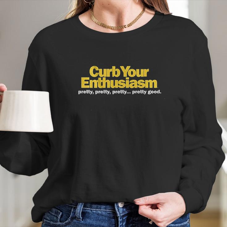 Curb Your Enthusiasm Mens Larry David Pretty Long Sleeve T-Shirt Gifts for Her