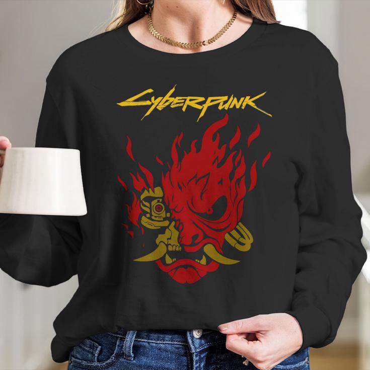 Cyberpunk 2077 - Samurai Demon Long Sleeve T-Shirt Gifts for Her