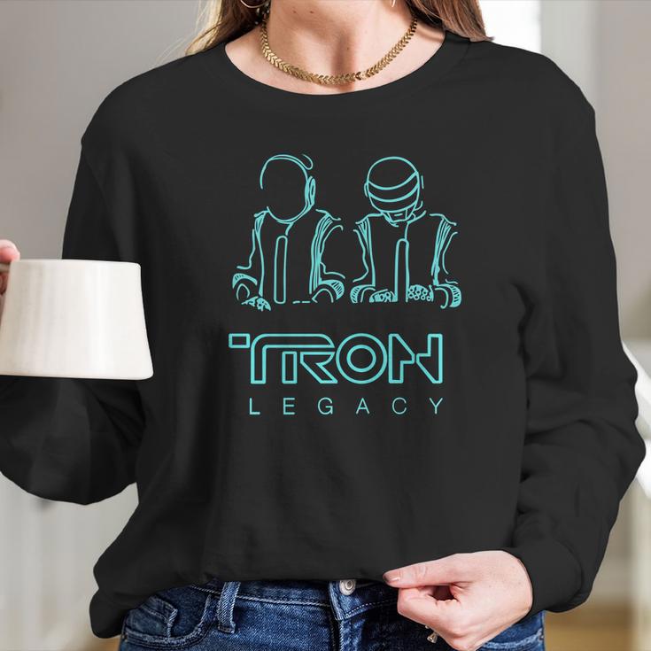 Daft Punk Tron Legacy Neon Long Sleeve T-Shirt Gifts for Her