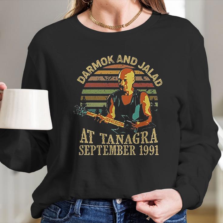 Darmok And Jalad At Tanagra September 1991 Retro Long Sleeve T-Shirt Gifts for Her