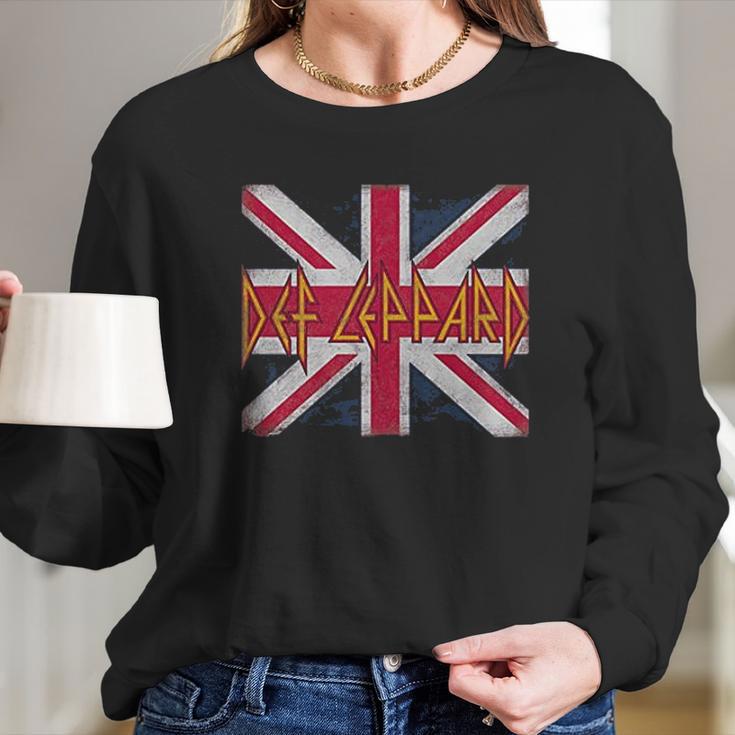 Def Leppard Union Jack Youth Long Sleeve T-Shirt Gifts for Her