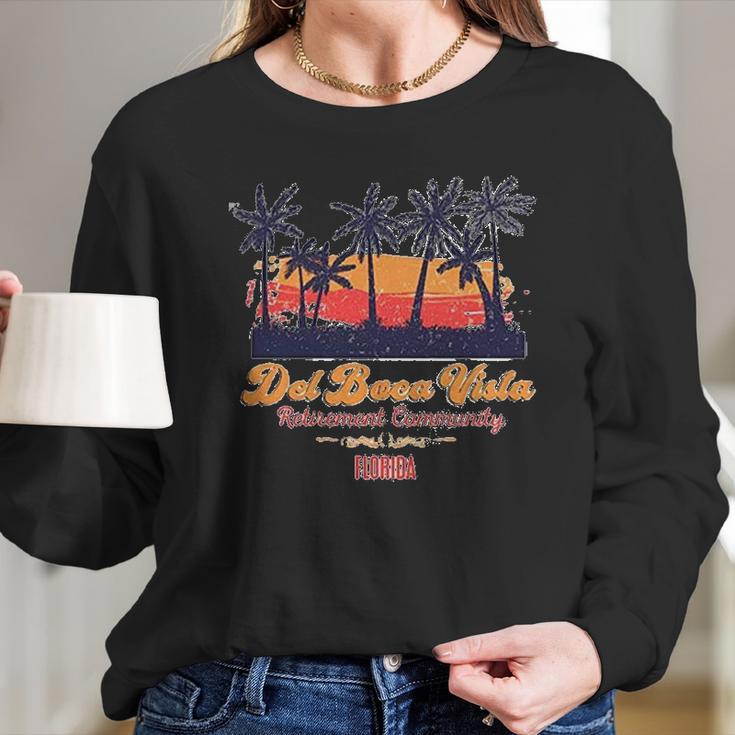 Del Boca Vista Graphic Long Sleeve T-Shirt Gifts for Her