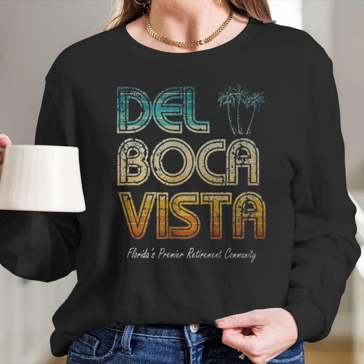 Del Boca Vista Retro Vintage Long Sleeve T-Shirt Gifts for Her