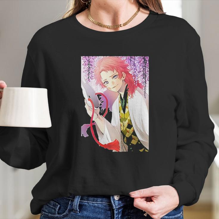 Demon Slayer Kimetsu No Yaiba Look Long Sleeve T-Shirt Gifts for Her