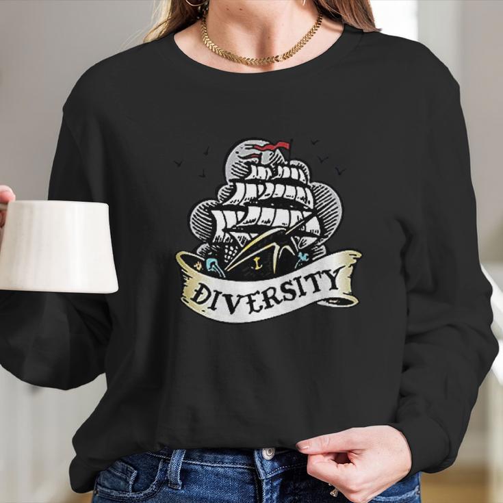 Diversity Anchorman Ship Long Sleeve T-Shirt Gifts for Her