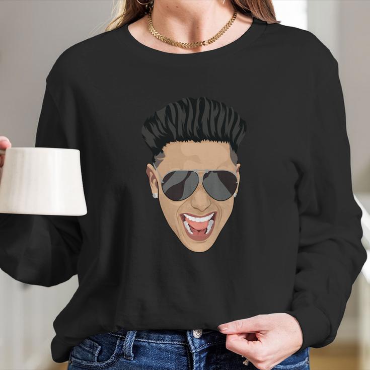 Dj Pauly D Face Long Sleeve T-Shirt Gifts for Her