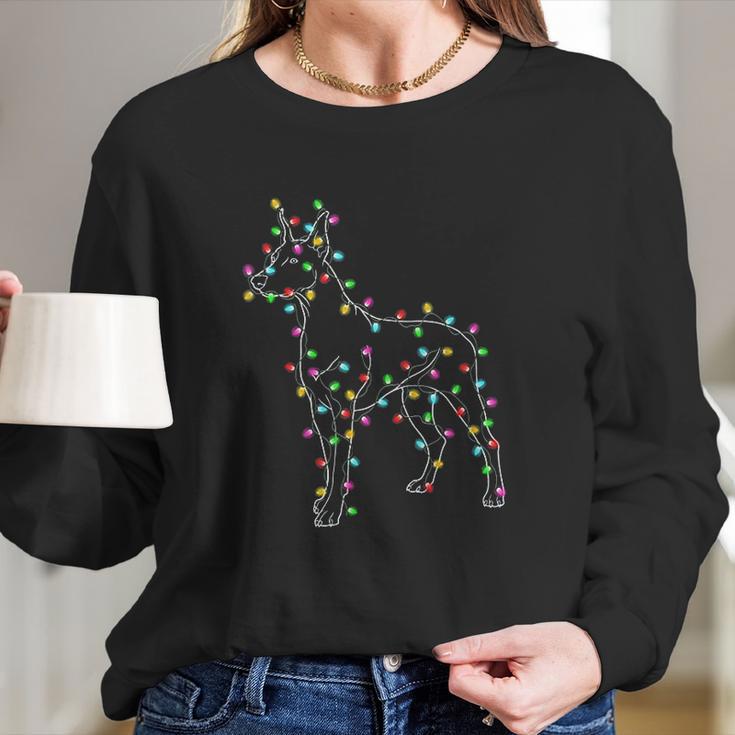 Doberman Pinscher Dogs Long Sleeve T-Shirt Gifts for Her