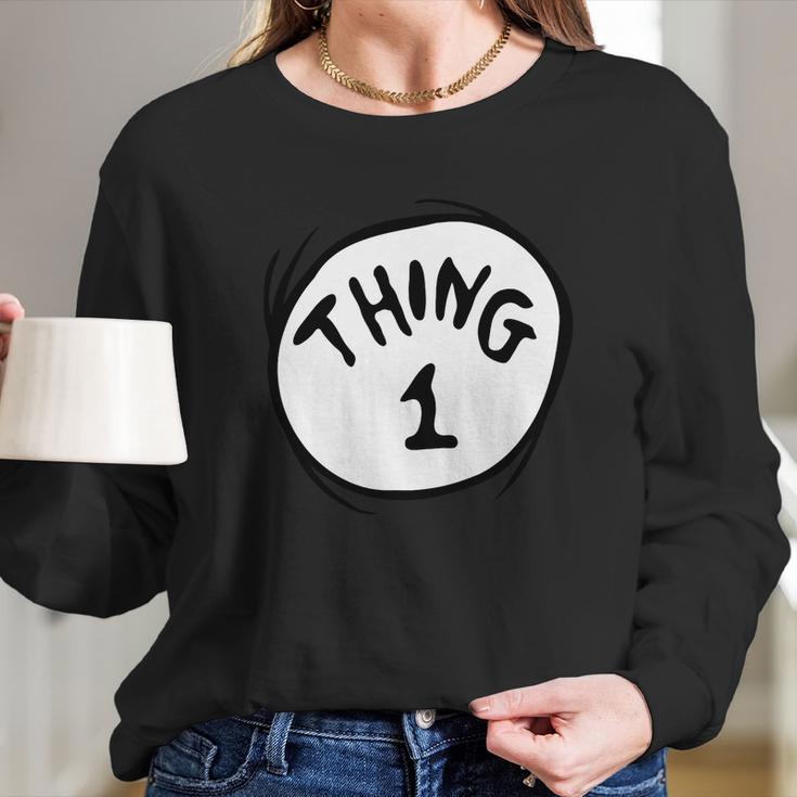 Dr Seuss Thing 1 Long Sleeve T-Shirt Gifts for Her