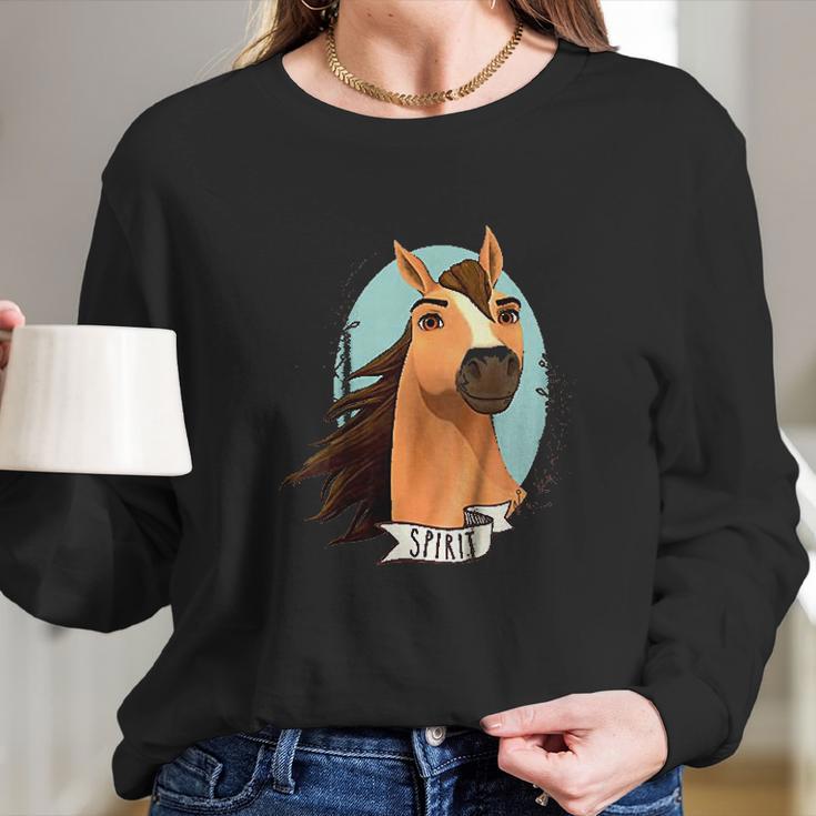 Dreamworks Spirit Riding Free Long Sleeve T-Shirt Gifts for Her