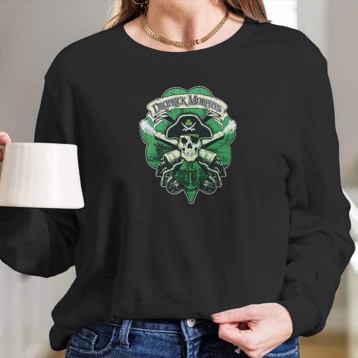 Dropkick Murphys Skull Cannon Long Sleeve T-Shirt Gifts for Her