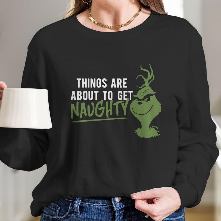 Drseuss The Grinch Time Long Sleeve T-Shirt Gifts for Her