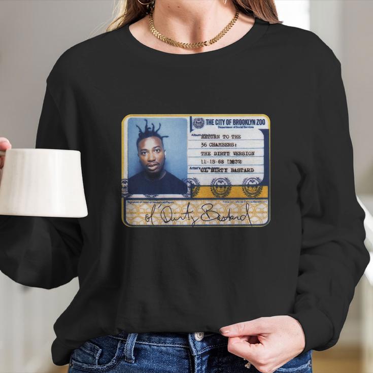 Dunkshirt New Ol Dirty Bastard Odb Rap Hip Hop Long Sleeve T-Shirt Gifts for Her