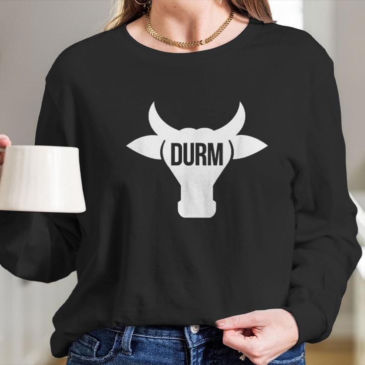 Durm Bull Head Long Sleeve T-Shirt Gifts for Her