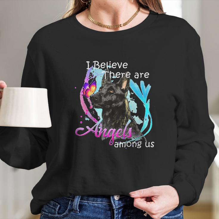 Dutch Shepherd Angels Among Us Long Sleeve T-Shirt Gifts for Her