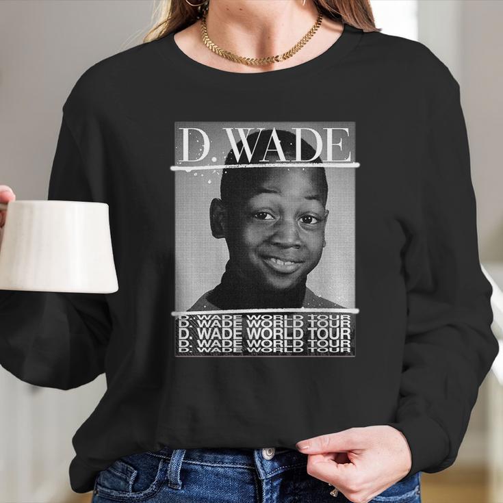 Dwyane Wade World TourShirts Long Sleeve T-Shirt Gifts for Her