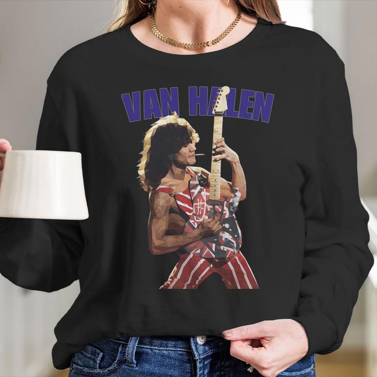 Edie Van Halen Rock Long Sleeve T-Shirt Gifts for Her