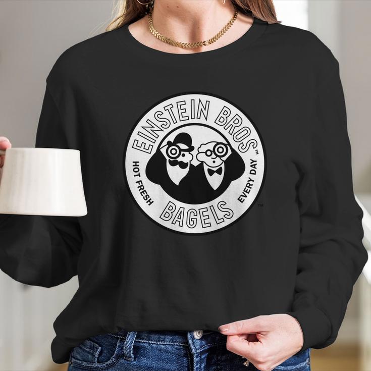 Einstein Bros Bagels Logo Brand Long Sleeve T-Shirt Gifts for Her