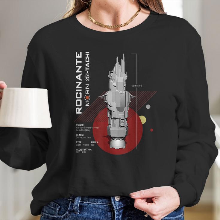 The Expanse Rocinante Ship T-Shirt Long Sleeve T-Shirt Gifts for Her