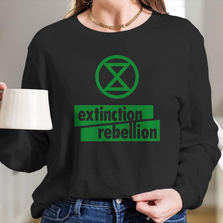 Extinction Rebellion Long Sleeve T-Shirt Gifts for Her