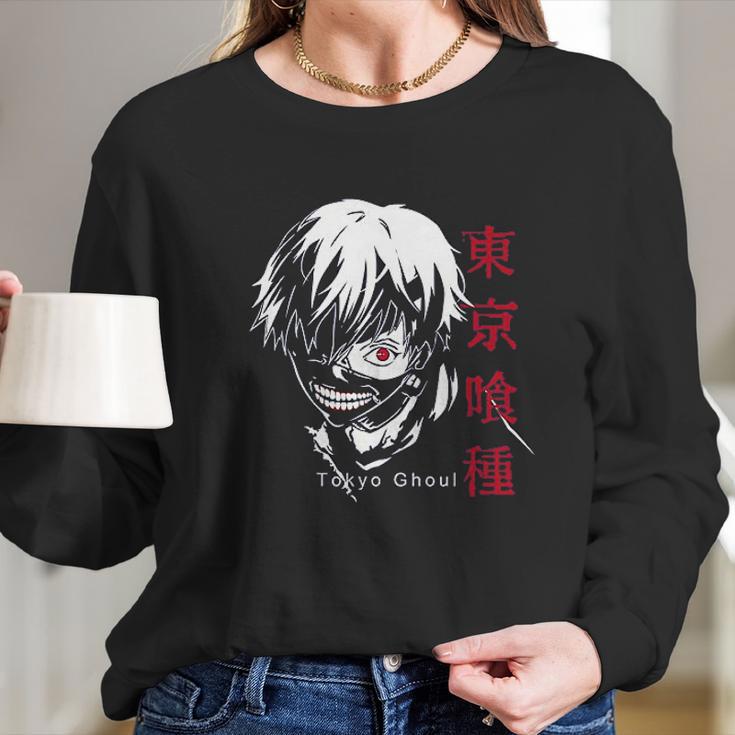 Faiwvhe Tokyo Ghoul Kaneki Long Sleeve T-Shirt Gifts for Her