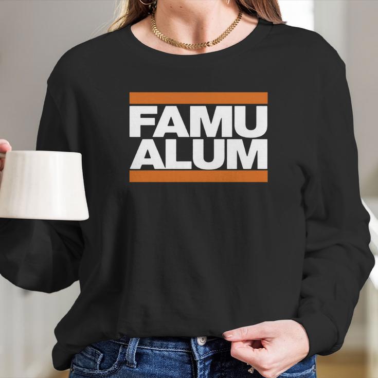 Famu Alum Collection By Graphic Snob Long Sleeve T-Shirt Gifts for Her