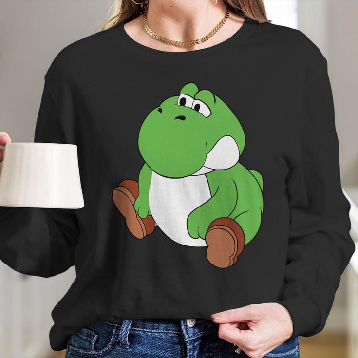 Fat Yoshi Long Sleeve T-Shirt Gifts for Her