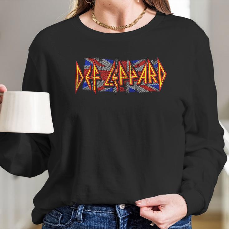 Fea Merchandising Def Leppard Union Long Sleeve T-Shirt Gifts for Her