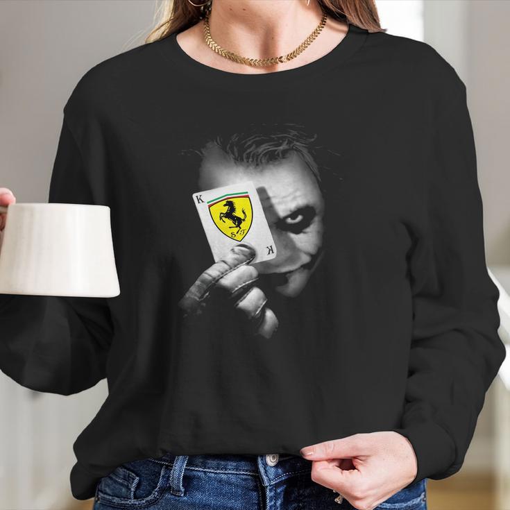 Ferrari Shirt Long Sleeve T-Shirt Gifts for Her