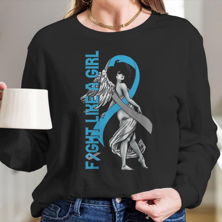 Fight Like A Diabetes Girl Long Sleeve T-Shirt Gifts for Her