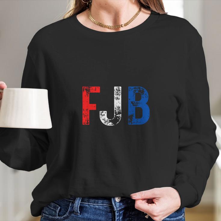 Fjb Fuck Joe Biden Anti Biden Long Sleeve T-Shirt Gifts for Her