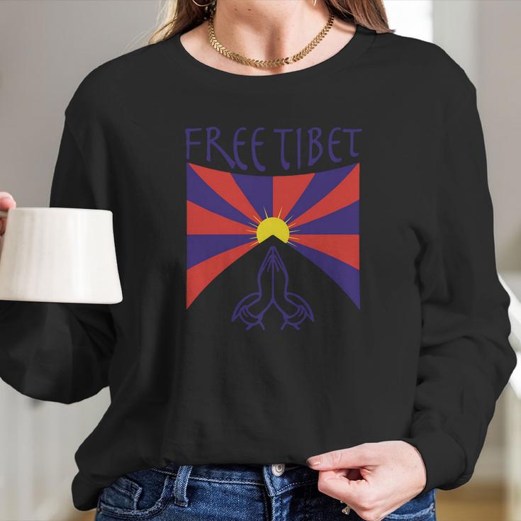 Free Tibet Shirt Long Sleeve T-Shirt Gifts for Her