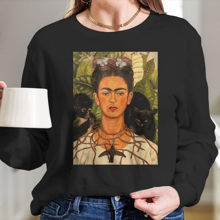 Graphic Frida Kahlo Long Sleeve T-Shirt Gifts for Her