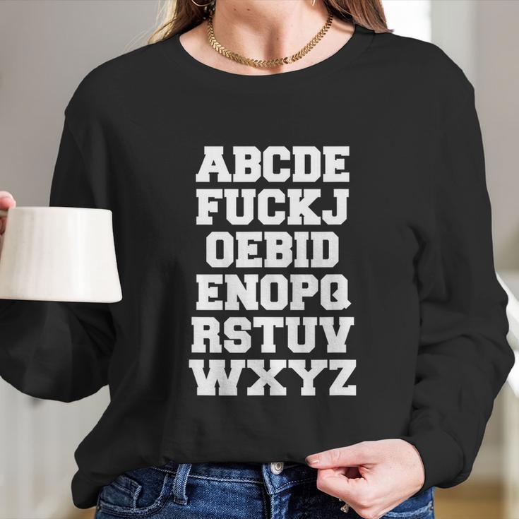 Fuck Joe Biden Shirt Antidemocrat Political Long Sleeve T-Shirt Gifts for Her