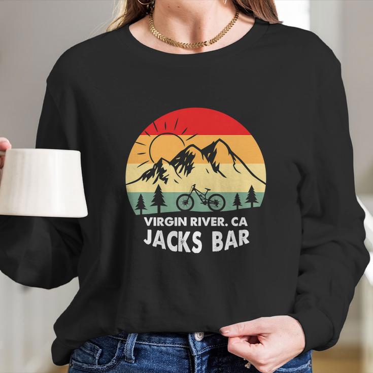 Funny Retro Virgin River Jacks Bar Long Sleeve T-Shirt Gifts for Her