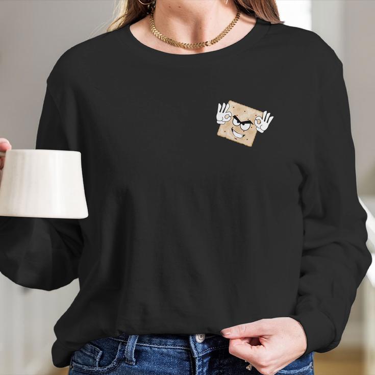 Funny Salty Cracker Long Sleeve T-Shirt Gifts for Her