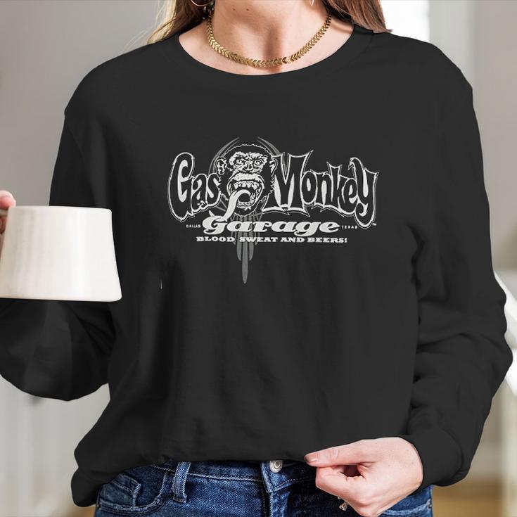 Gas Monkey Garage Side Monkey Long Sleeve T-Shirt Gifts for Her